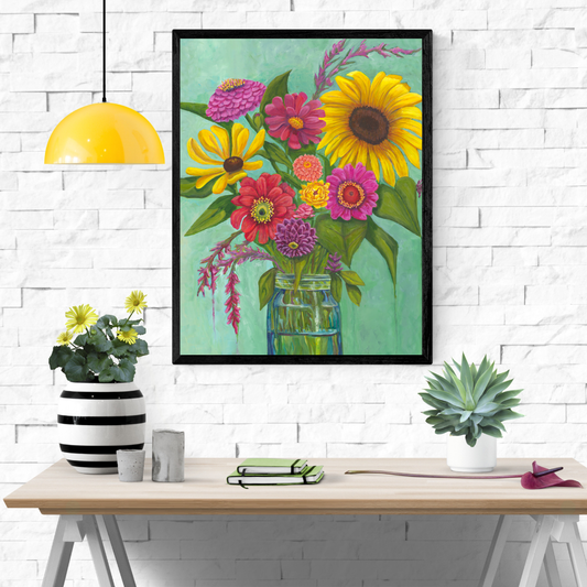 Farm Flowers - Print
