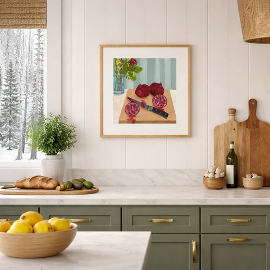 Pomegranates - Print