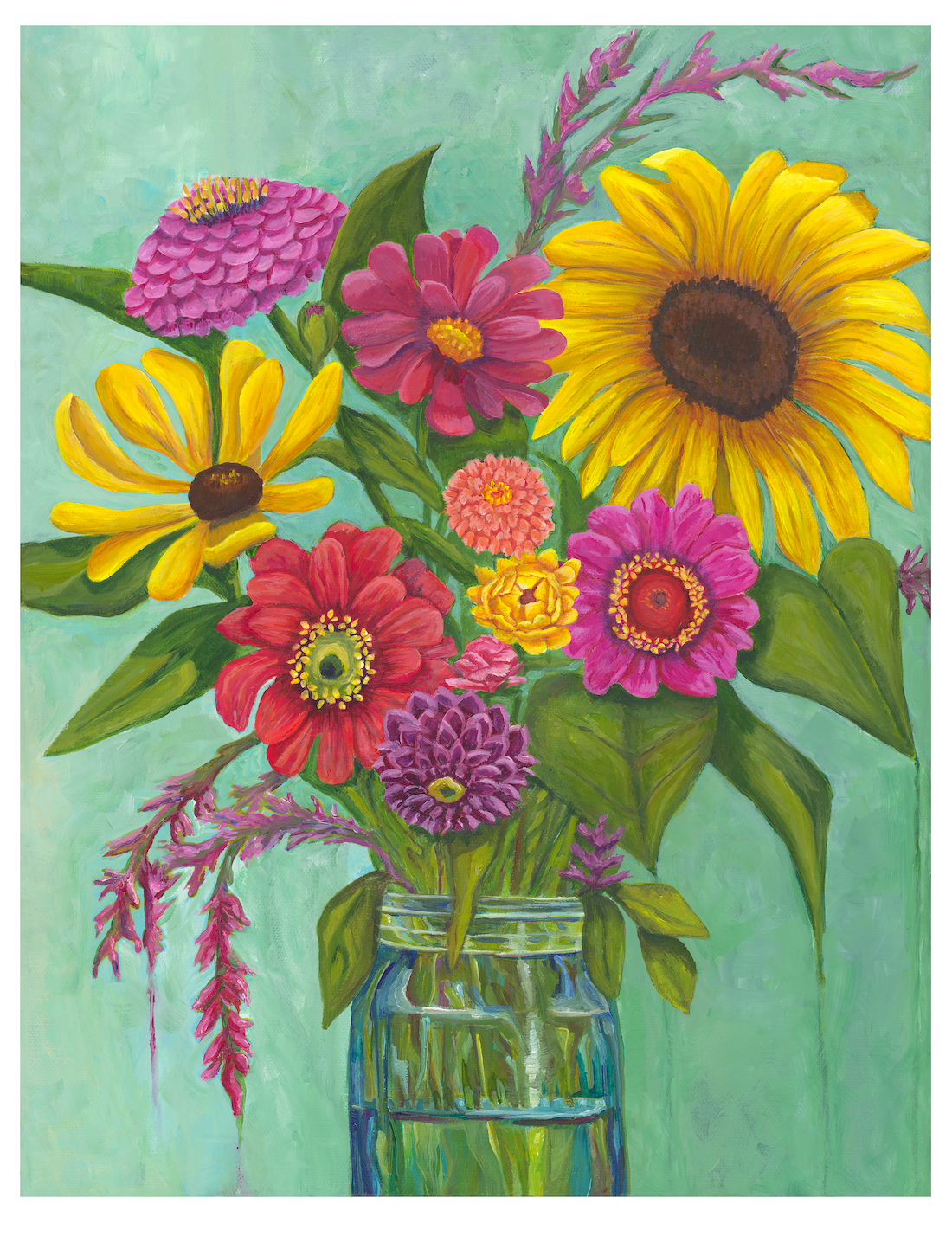Farm Flowers - Print