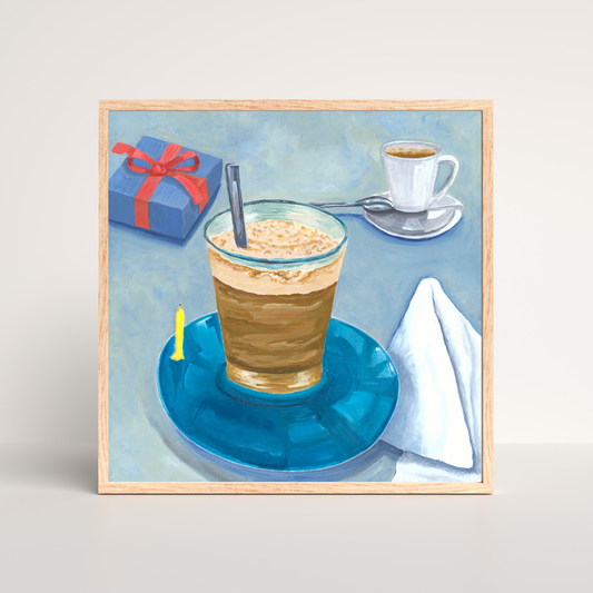 Birthday Budino - Original Painting