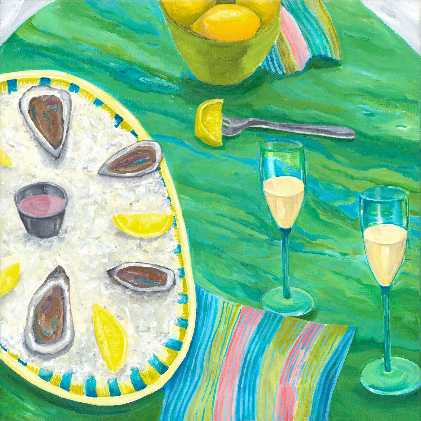 The Tipsy Oyster - Print